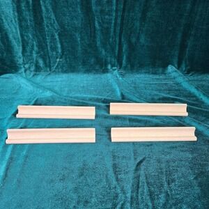 Scrabble 1976‎ Wooden Tile Holders Racks Set of 4